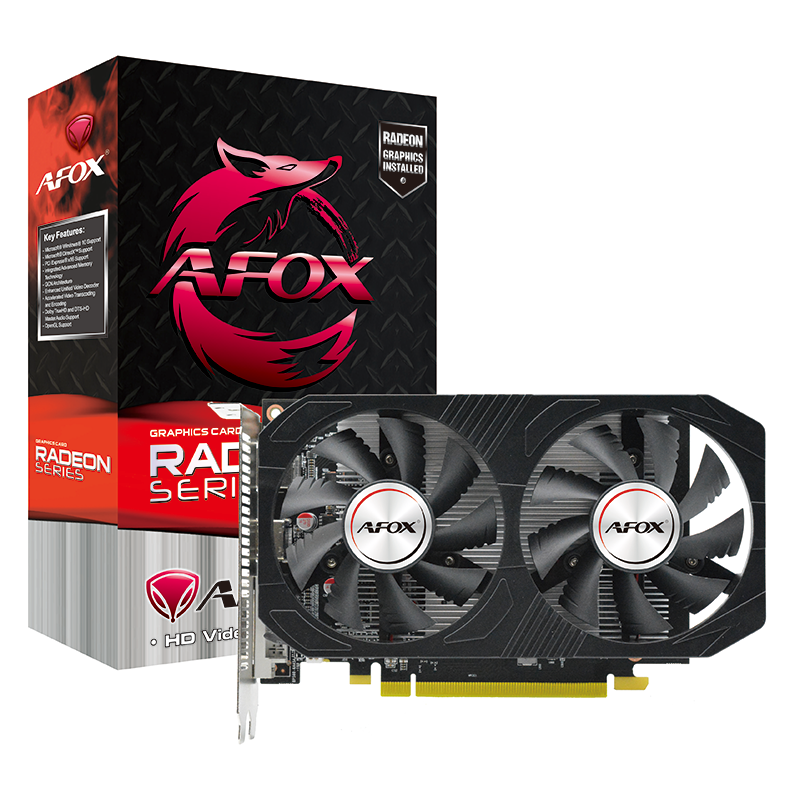 [AFRX550-8192D5H4-V6] Afox Radeon RX 550 8GB GDDR5 128Bit DX12 Graphics Card
