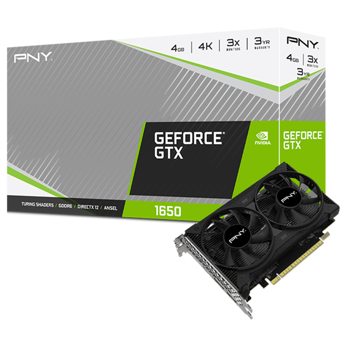 [VCG16504D6DFPPB] Pny GeForce GTX 1650 4GB GDDR6 128 Bit Ekran Kartı