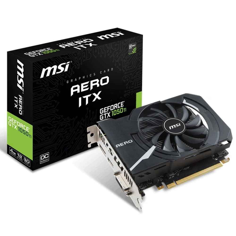 [MSI GTX1050Ti AERO] Msi GeForce GTX 1050 Ti Aero Itx 4GB GDDR5 128 Bit Ekran Kartı