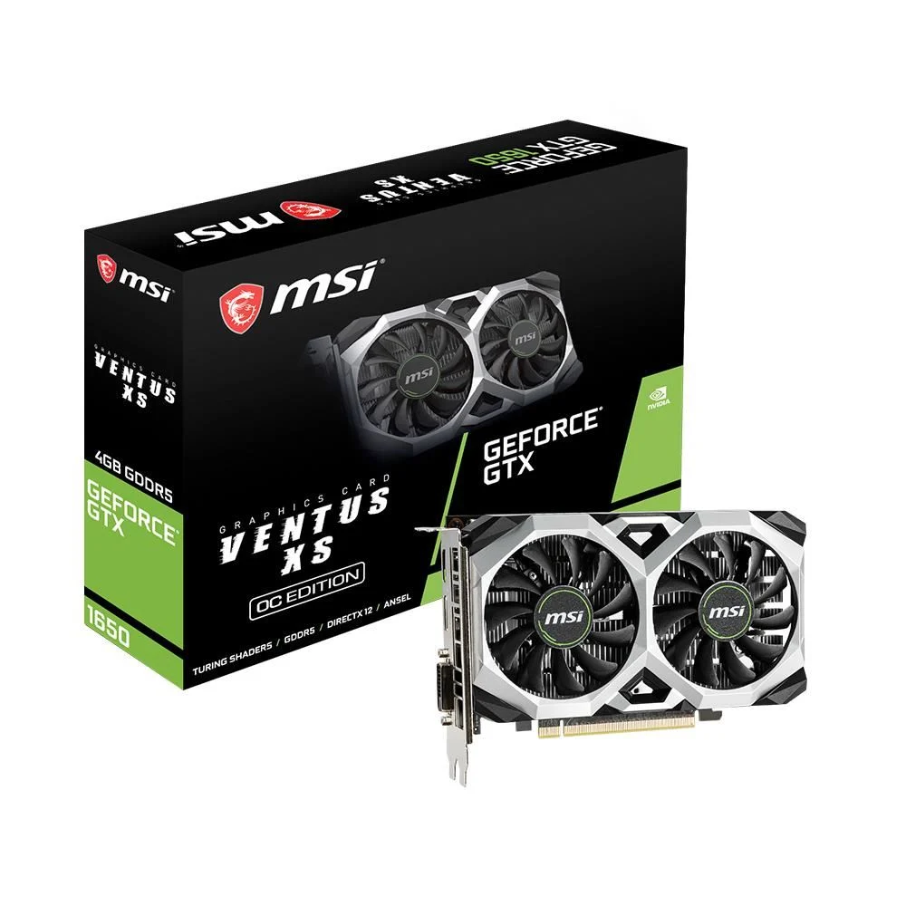 [GTX 1650 Ventus XS] Msi GeForce GTX 1650 Ventus Xs Oc 4GB GDDR5 128 Bit Ekran Kartı