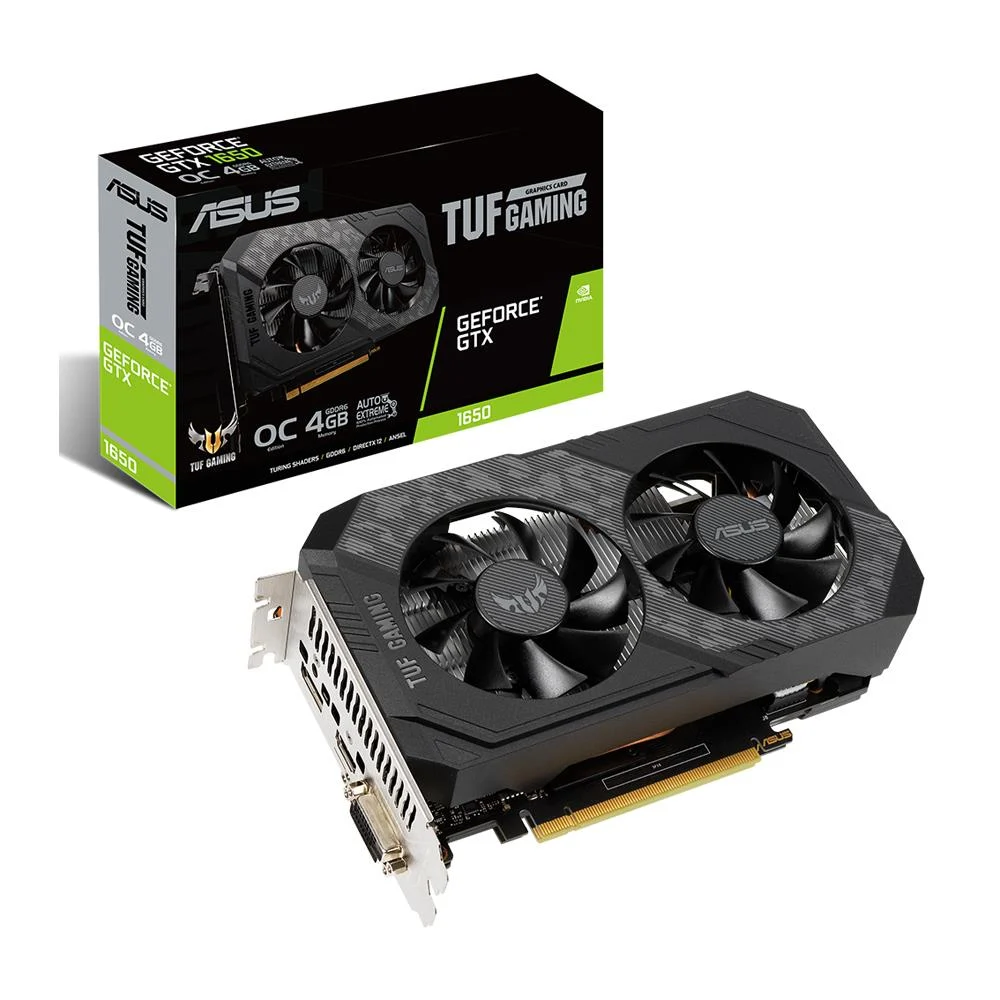 [TUF-GTX1650-O4GD6-P-GAMING] Asus Tuf GeForce GTX 1650 OC 4GB GDDR6 128 Bit Graphics Card