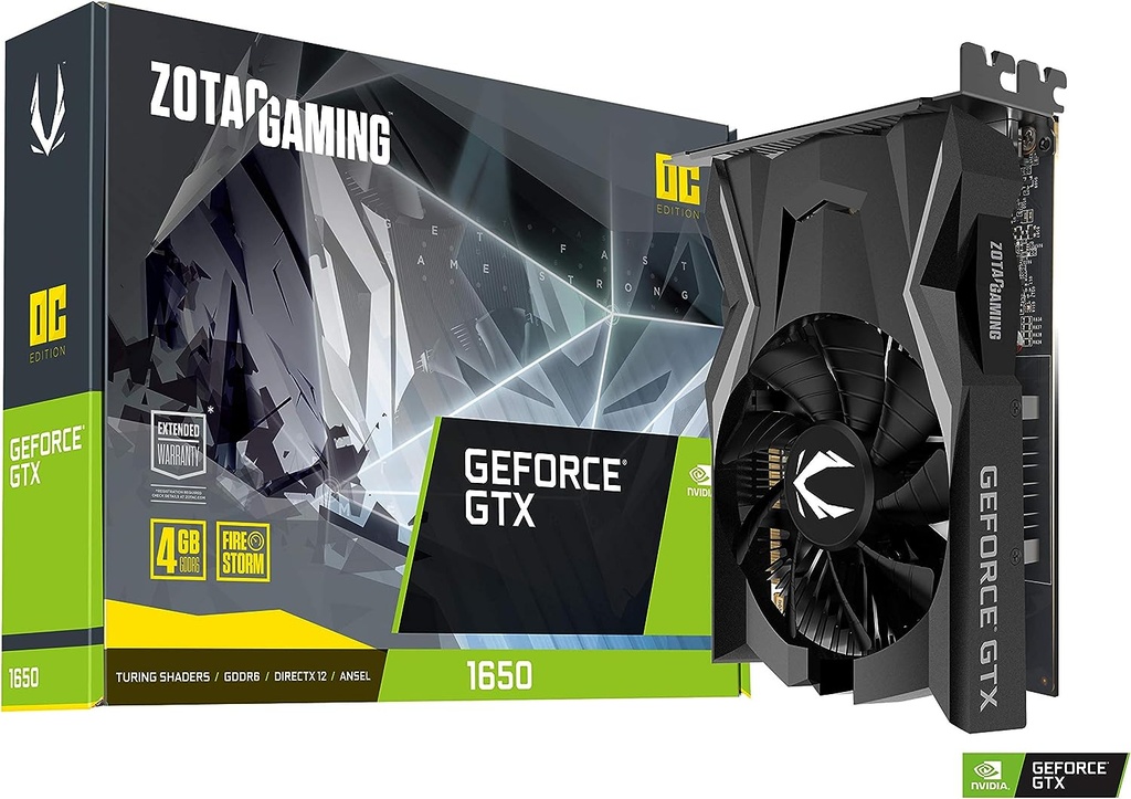 [ZT-T16520F-10L] Zotac GeForce GTX 1650 OC 4GB GDDR6 128 Bit Graphics Card