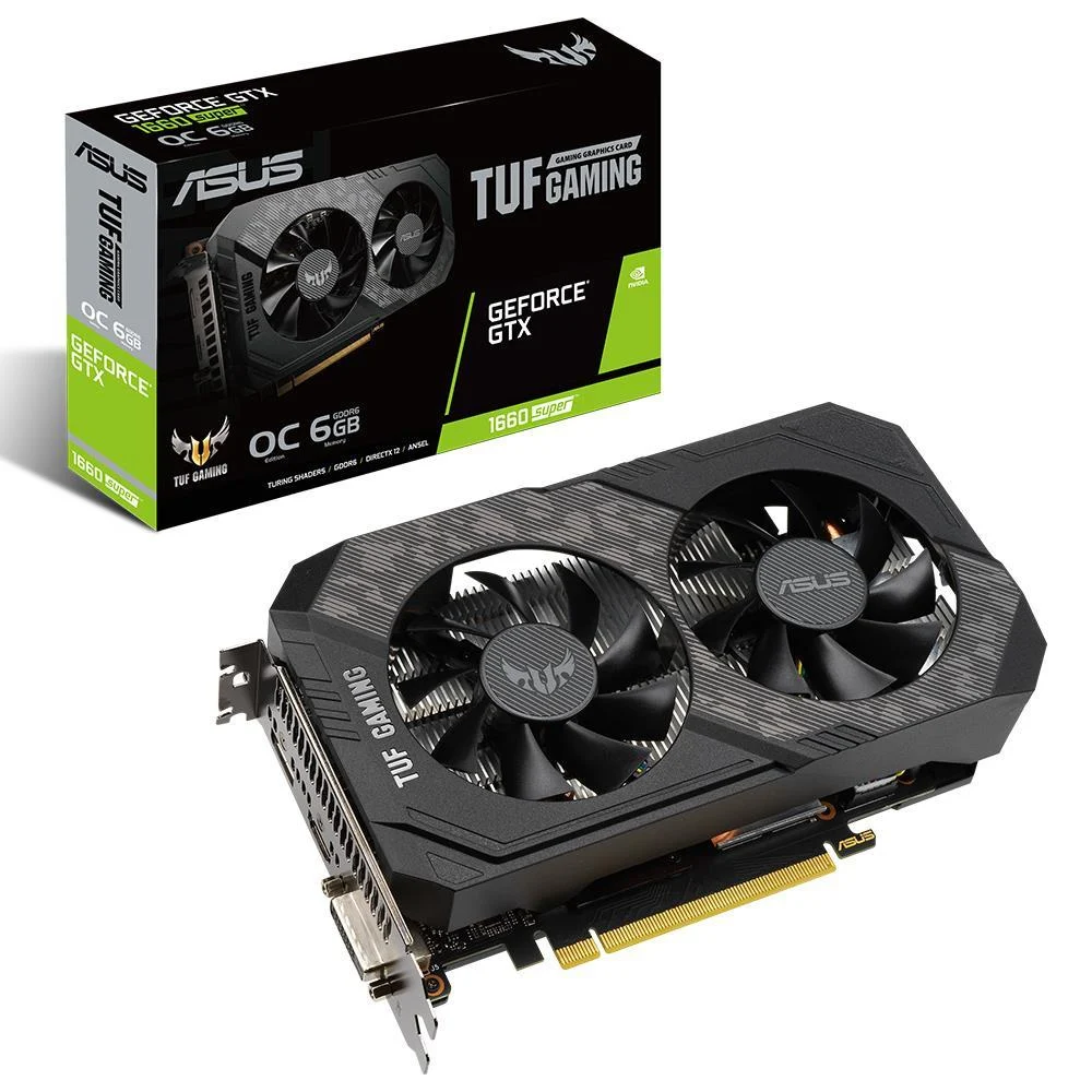 Asus Tuf GeForce GTX 1660 Super 6GB GDDR6 192 Bit Graphics Card