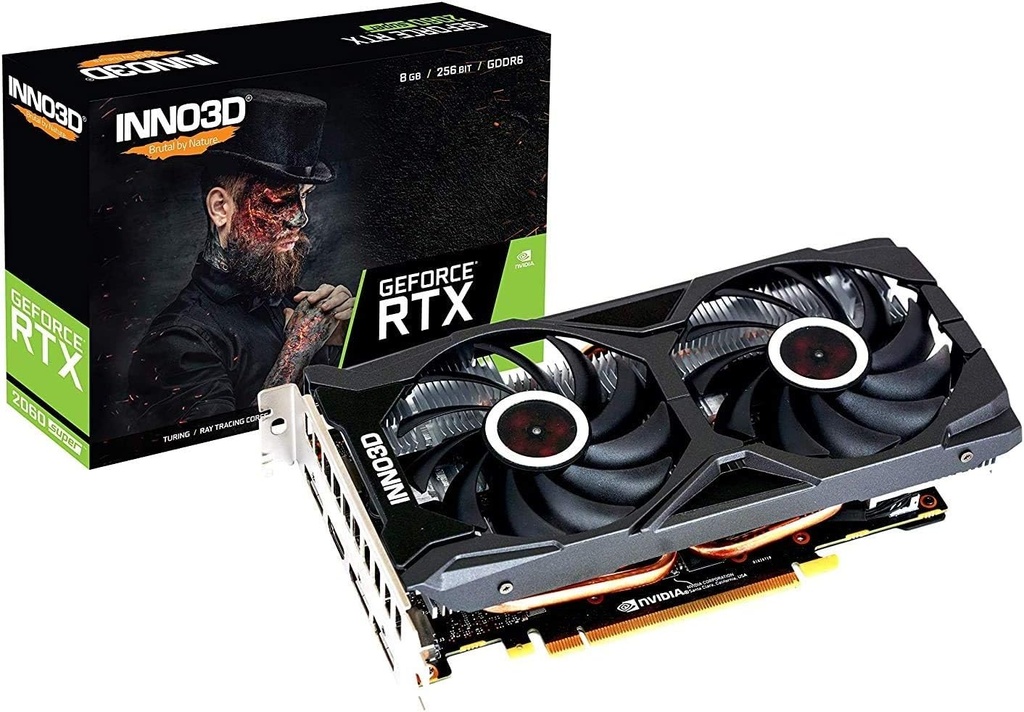 [RTX2060 Super Twin X2] Inno3D GeForce RTX 2060 Super Twin x2 OC 8GB GDDR6 256 Bit Graphics Card