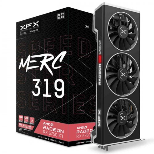 XFX Speedster Merc 319 Radeon RX 6750 XT 12GB GDDR6 192 Bit Graphics Card