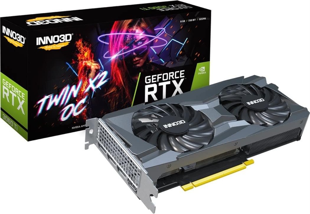 [RTX 3060 Twin x2] Inno3D GeForce RTX 3060 Ti Twin X2 Lhr 8GB GDDR6 256 Bit Ekran Kartı