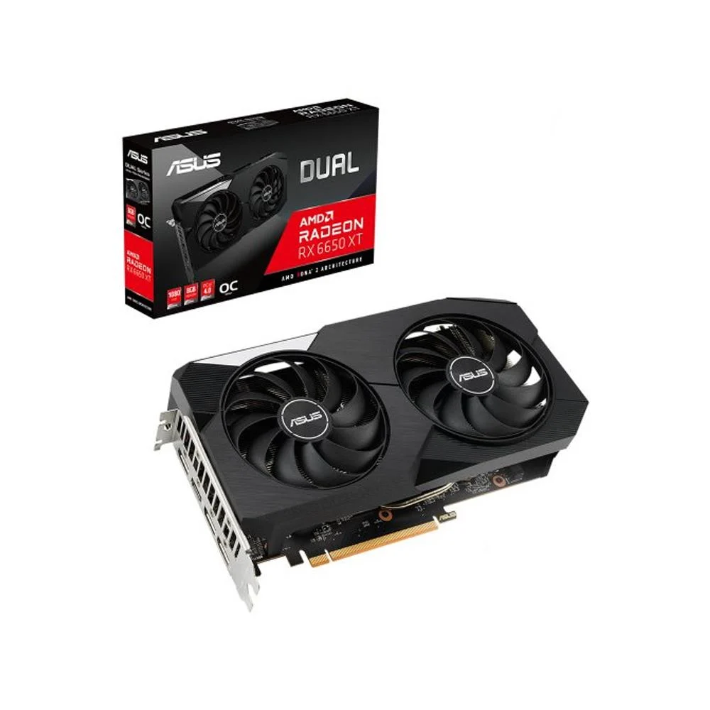 [DUAL-RX6650XT-O8G] Asus Dual RX 6650 XT OC Edition 8GB GDDR6 128 Bit Ekran Kartı