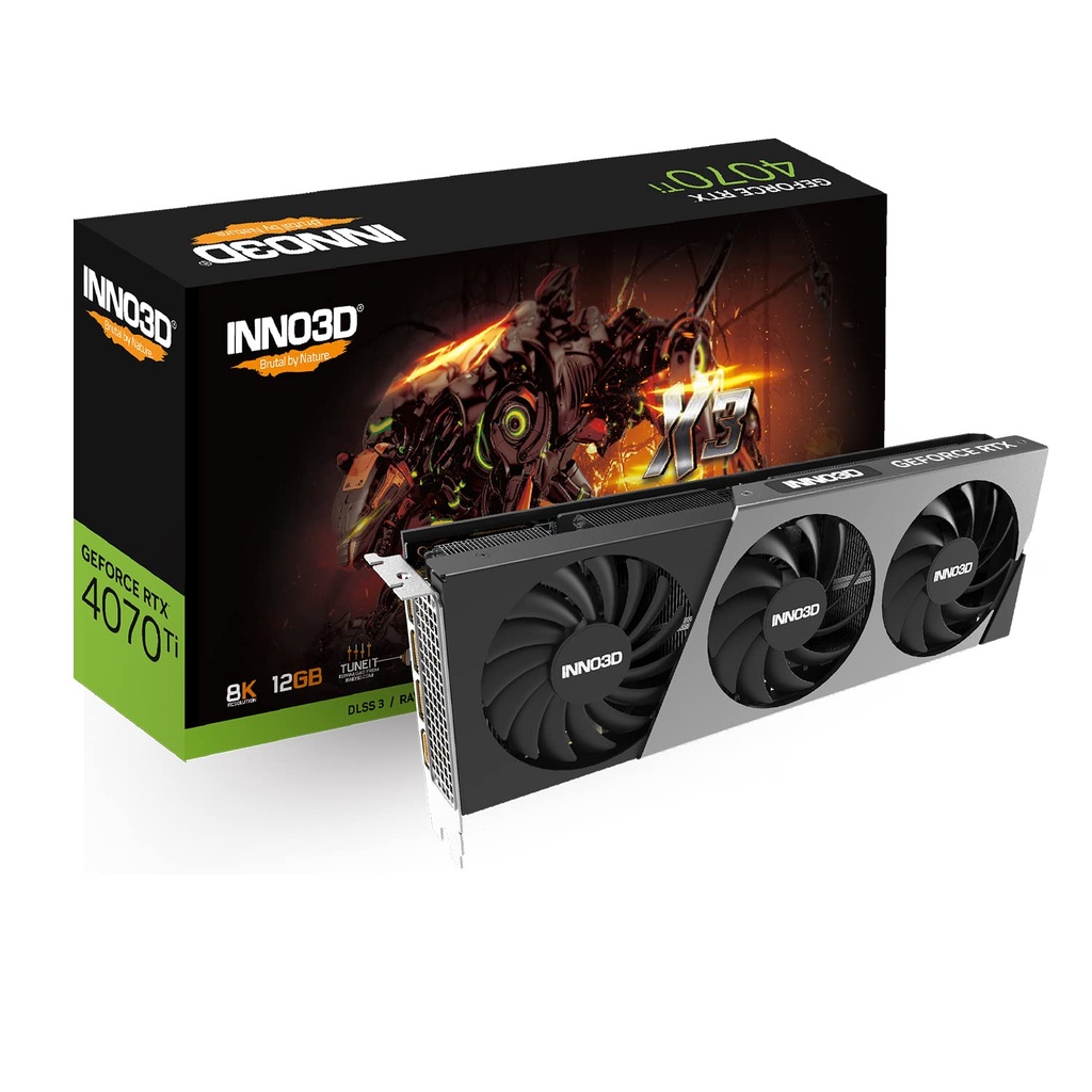 [N407T3-126X-186148N] Inno3D GeForce RTX 4070 Ti X3 12GB GDDR6X 192 Bit Ekran Kartı