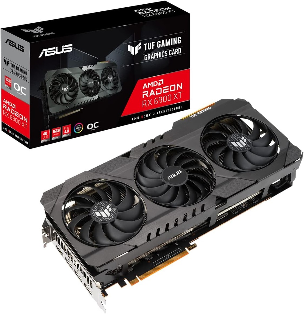 [TUF-RX6900XT-O16G-GAMING] Asus Tuf Radeon RX 6900 XT 16GB GDDR6 256 Bit Ekran Kartı