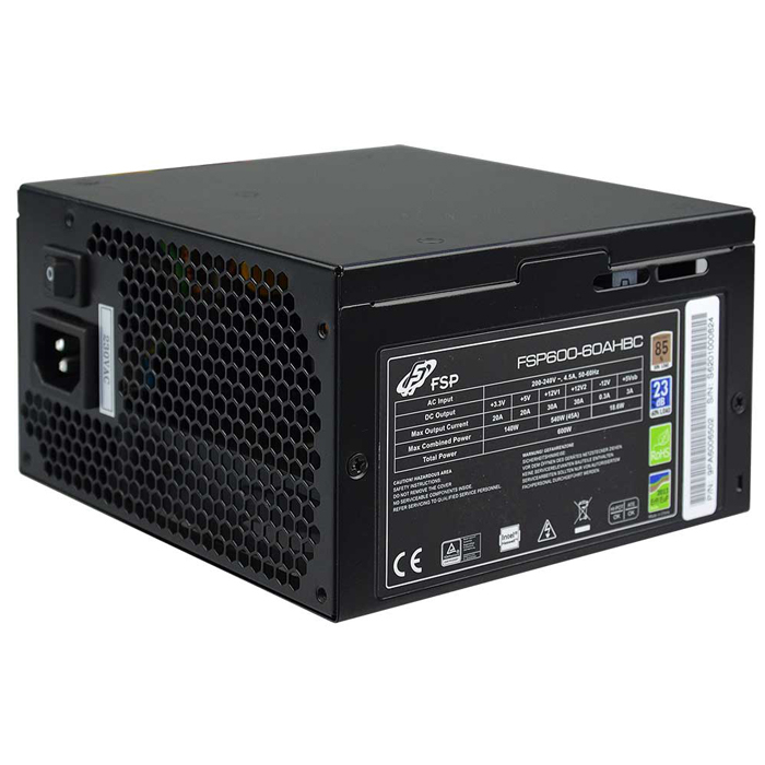 [FSP600-60AHBC] Fsp FSP600-60AHBC 600W Atx Black Power Supply