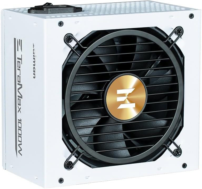 [ZM1000-TMX2WH] Zalman TeraMax II ZM1000-TMX2WH 1000W 80+ Gold White Power Supply