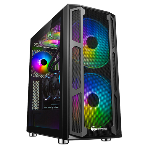 Performax Tyrant ATX ARGB Fan Black Gaming Case