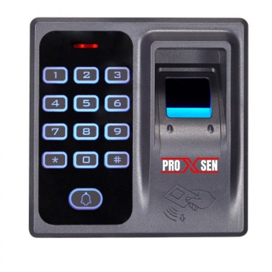 [Ps-4021SA] Proxsen Ps-4021SA Parmak İzi / Kart Okuyucu / Şifreli Röleli Terminal