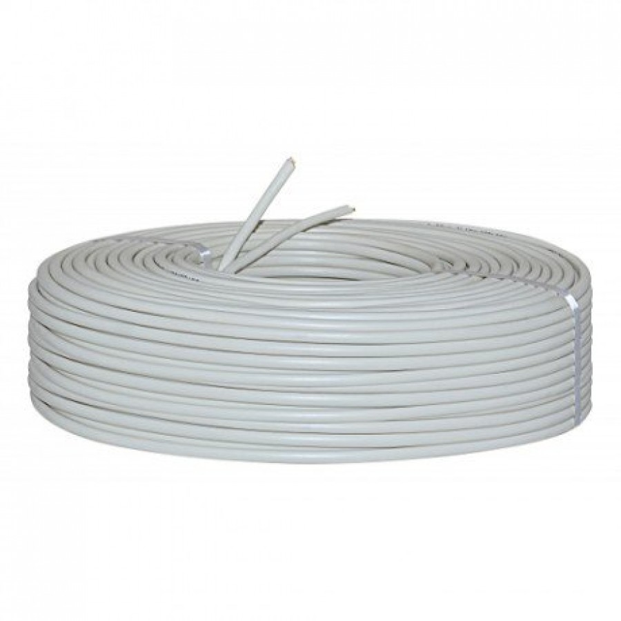 Ezcool Analog Silver Cctv Cable 100m (2+1) 2x0,22