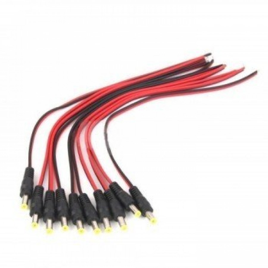 [Ez-P-10-Pack] Ezcool Analog Camera Power Jack Cable 10 Pack