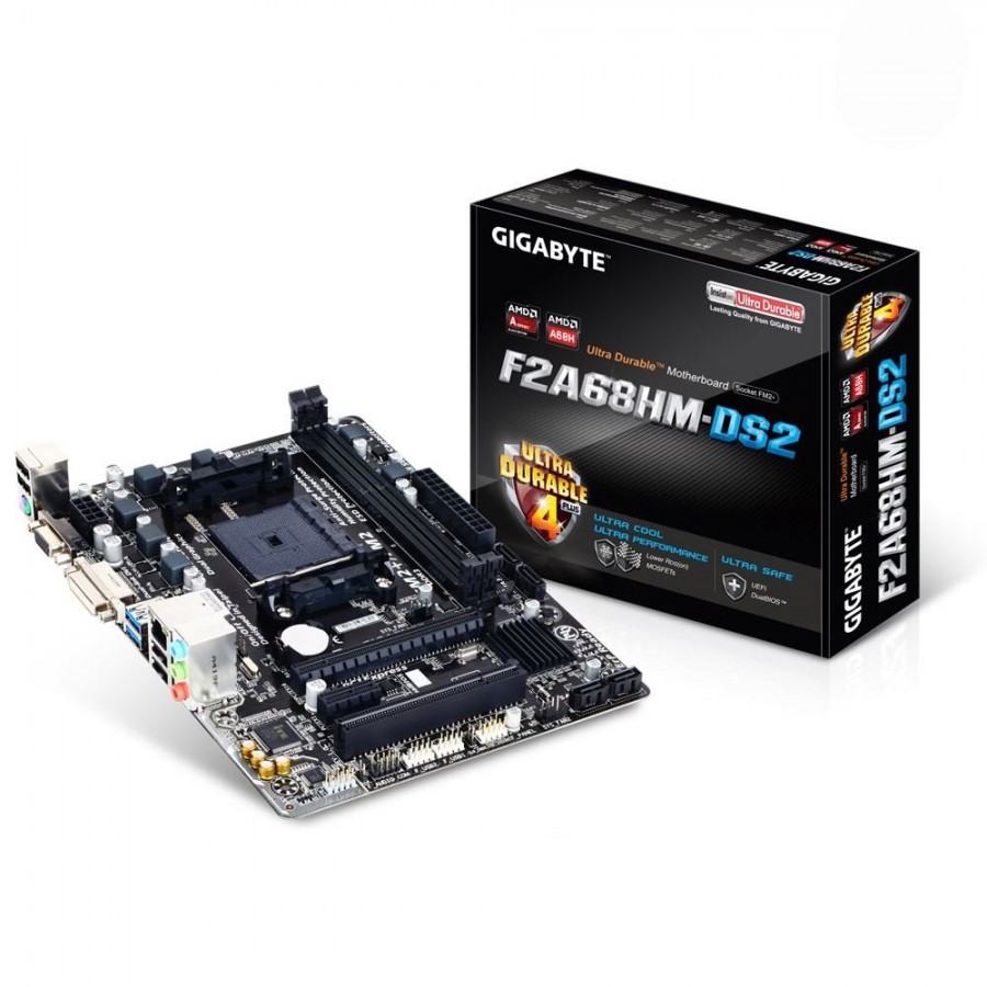 [GA-F2A68HM-DS2] Gigabyte GA-F2A68HM-DS2 Amd A68H Socket DDR3 mATX Motherboard