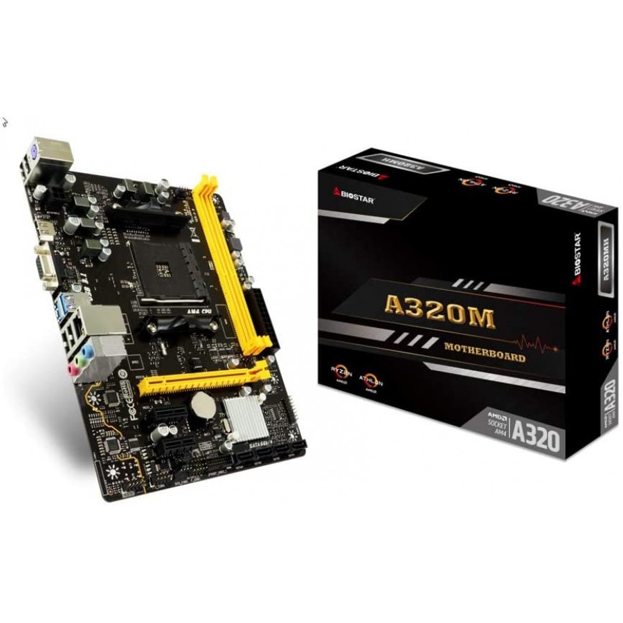 [A320MH] Biostar A320MH Amd AM4 DDR4 Micro ATX Anakart