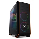 Vento VG06F ATX LED Fan Black Gaming Case