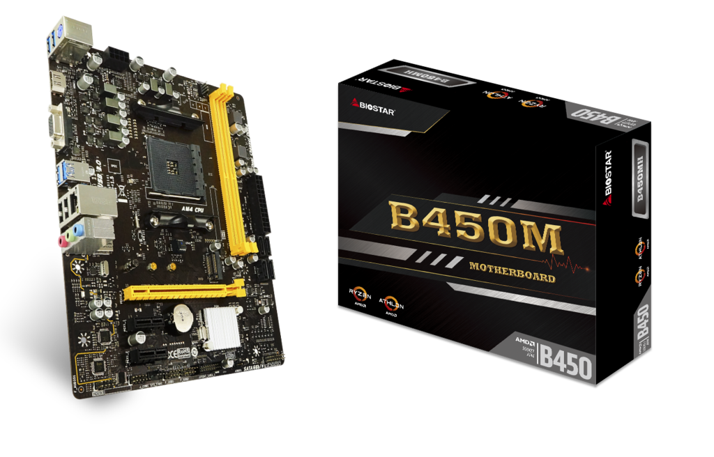 [BSTR-B450MH] Biostar B450MH Amd AM4 DDR4 Micro ATX Anakart