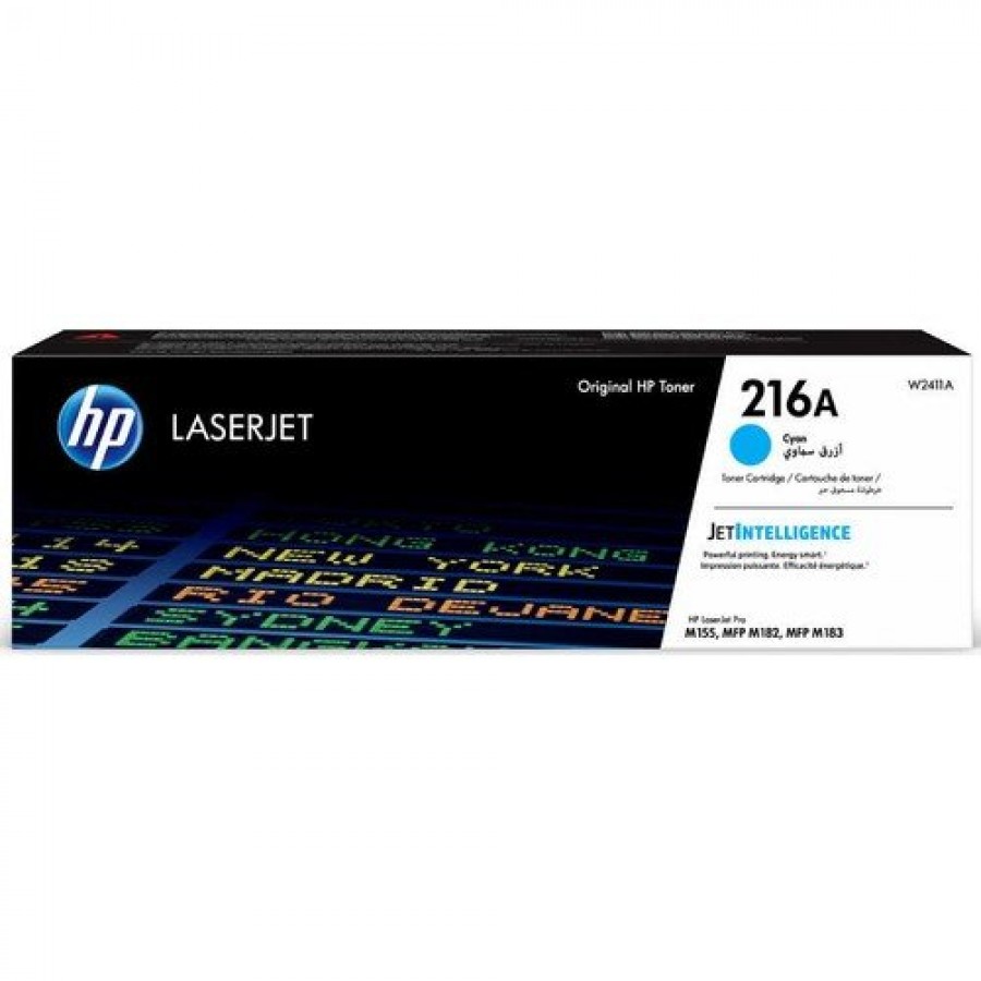 HP W2411A 216A Original LaserJet Toner, Blue