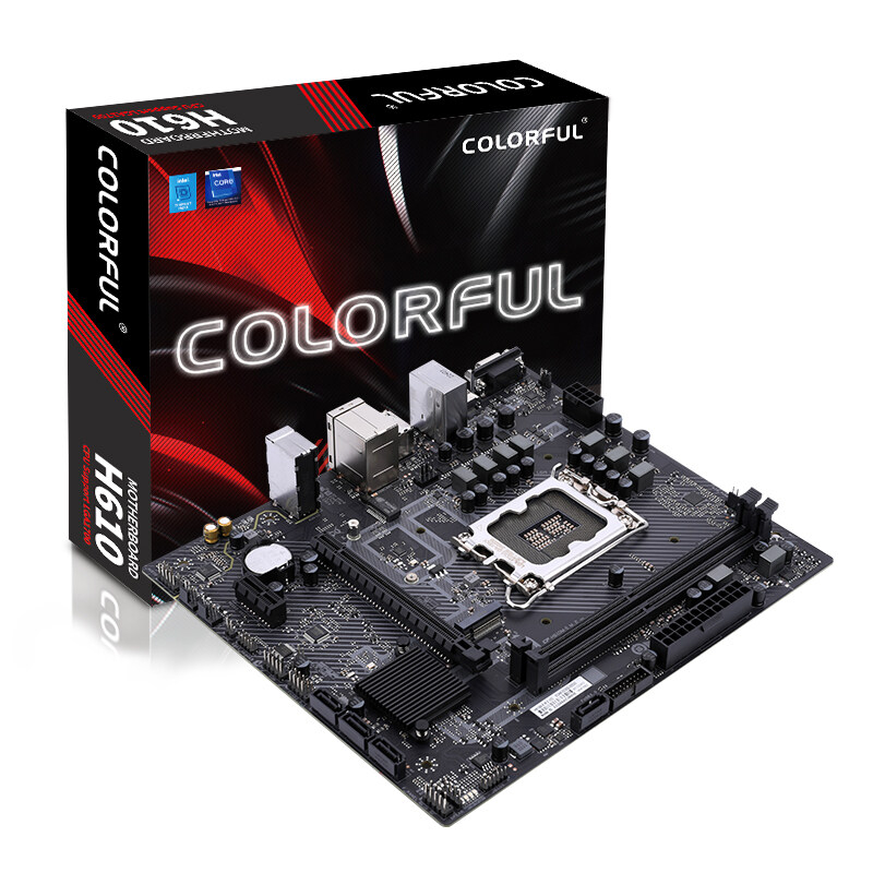 [H610M-E M.2] Colorful H610M-E M.2 V20 Intel LGA1700 DDR4 mATX Motherboard