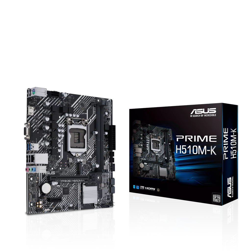 [H510M-K] Asus Prime H510M-K Intel LGA1200 DDR4 Micro ATX Anakart