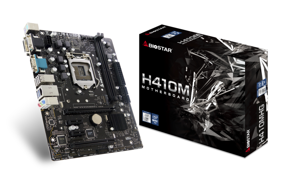 Biostar H410MHG Intel LGA1200 DDR4 mATX Motherboard