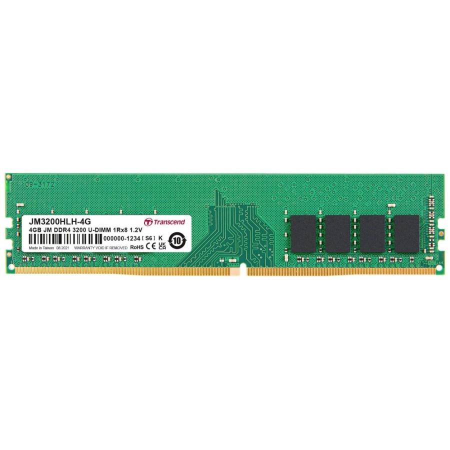 [TRA-JM3200HLH-4G] Transcend JM3200HLH 4GB 3200 MHz CL22 DDR4 PC Ram