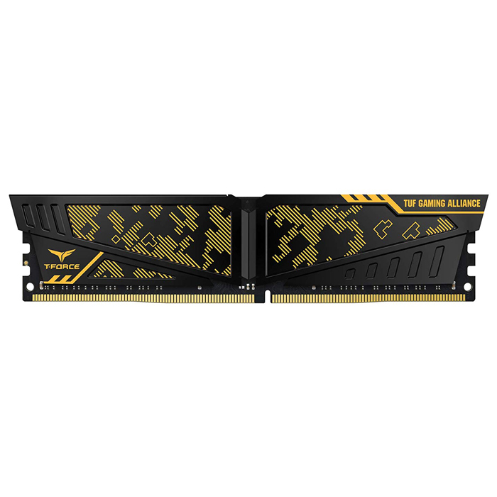 [TLTYD48G3600HC18J01] Team T-Force Vulcan TUF Gaming Alliance 8GB DDR4 3600MHz CL18 PC Ram