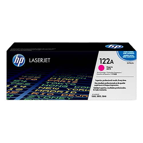 [Q3963A] HP Q3963A 122A Original LaserJet Toner, Red