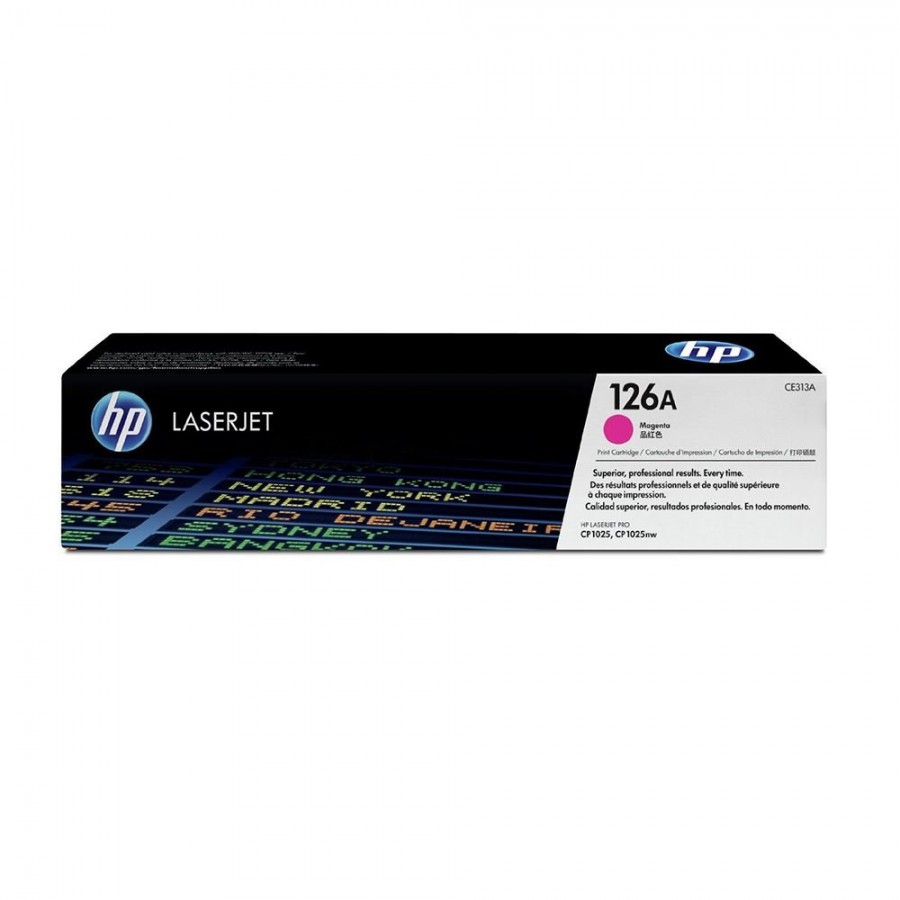 HP CE313A 126A Original LaserJet Toner, Red