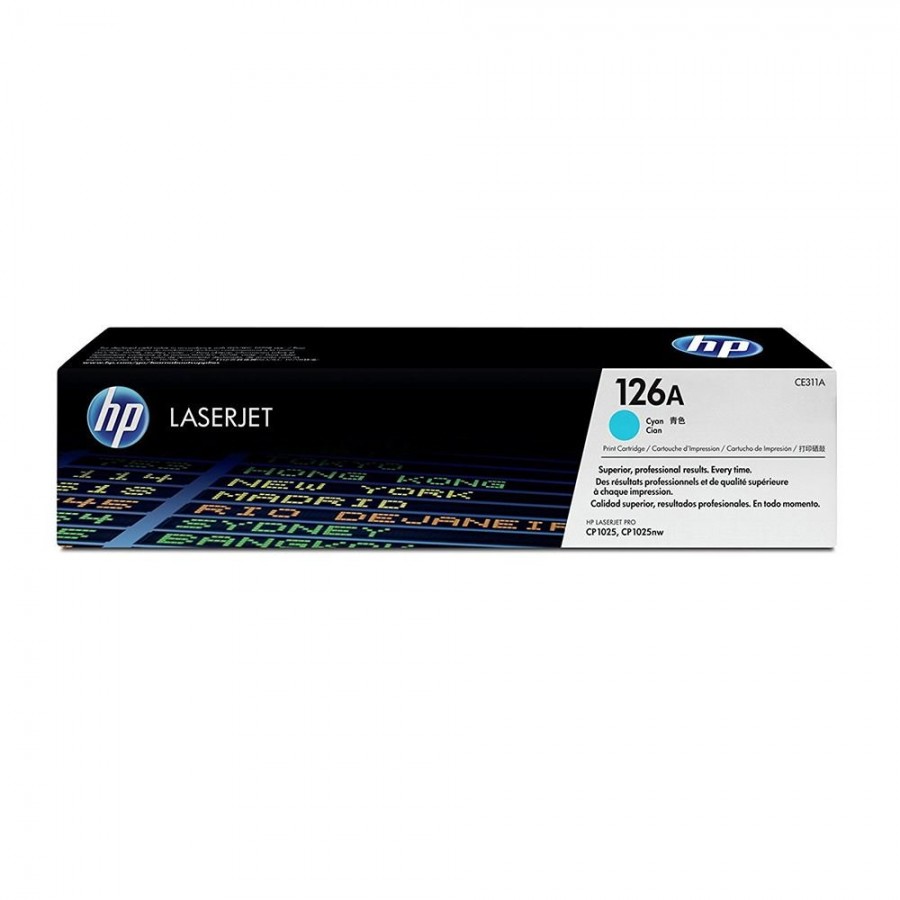 HP CE311A 126A Original LaserJet Toner, Blue