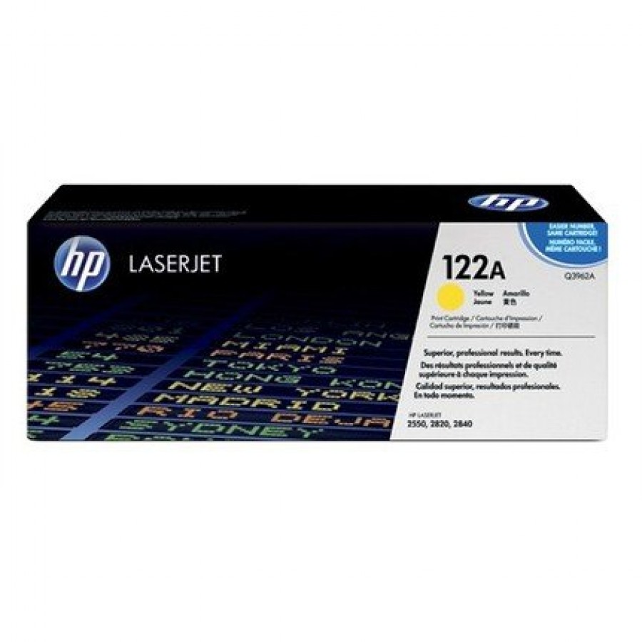 [Q3962A] HP Q3962A 122A Original LaserJet Toner, Yellow