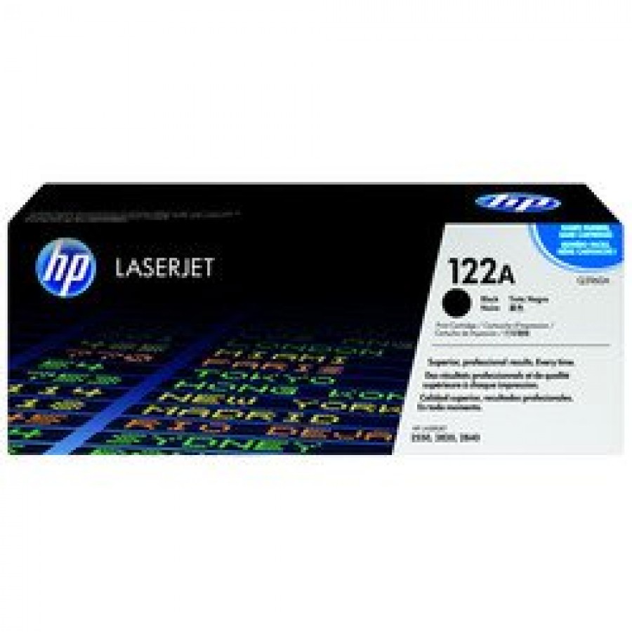 HP Q3960A 122A Original LaserJet Toner, Black