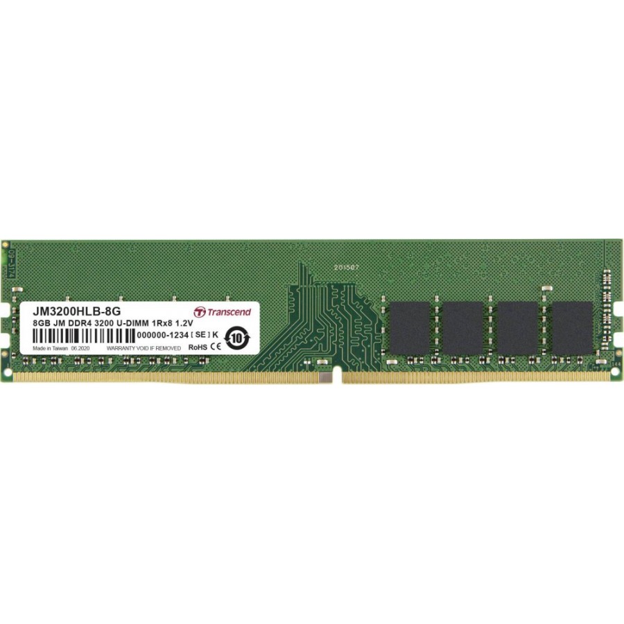 [TRA-JM3200HLB-8G] Transcend JetRAM PC 8 GB DDR4 3200 MHz PC Ram