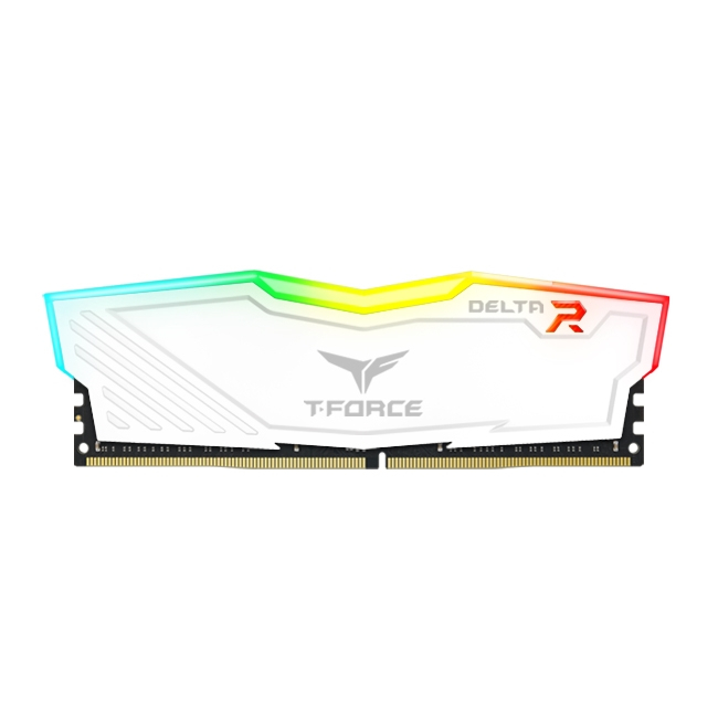 Team T-Force Delta RGB White 8GB (1x8GB) 3600MHz CL18 DDR4 Oyuncu PC Ram