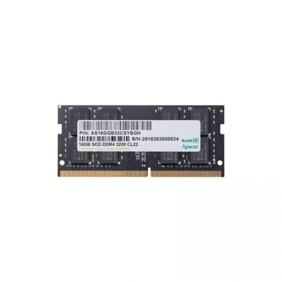 Apacer 16 GB DDR4 3200 MHz CL22 ES.16G21.PSH Notebook Ram