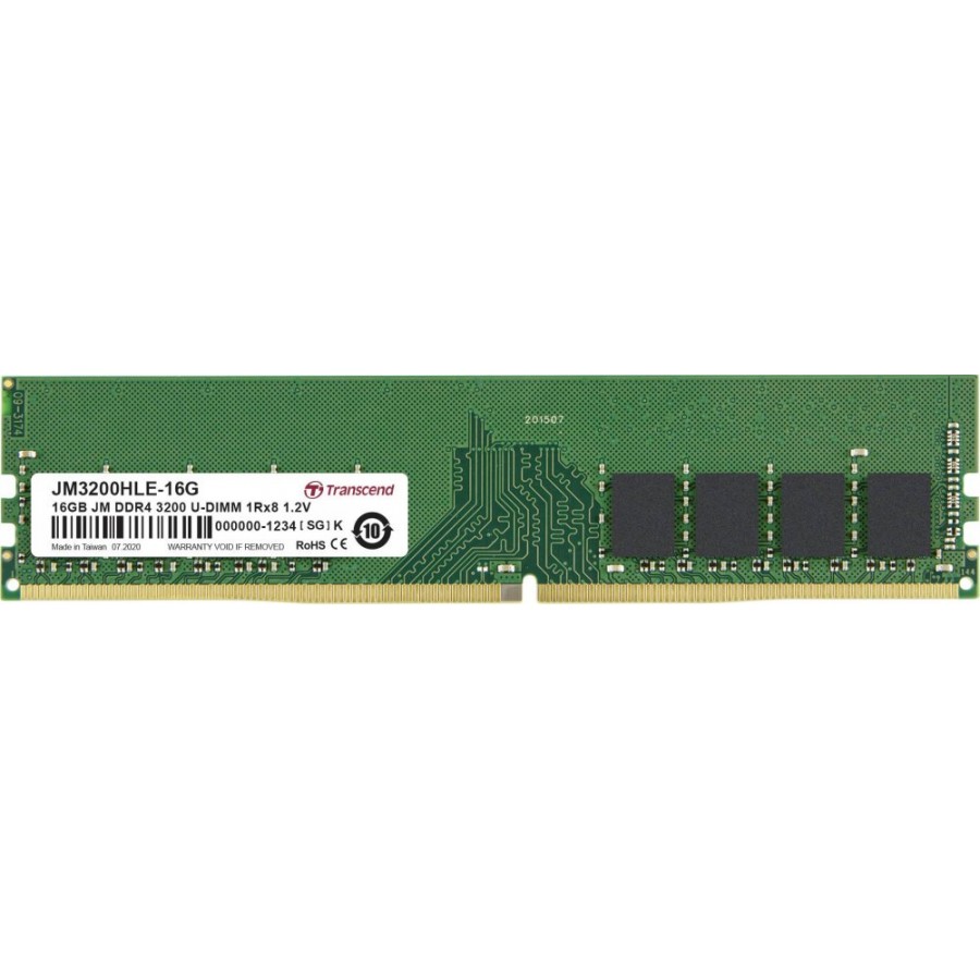 [TRA-JM3200HLE-16G] Transcend 16 GB 3200 MHz DDR4 CL22 Notebook Ram