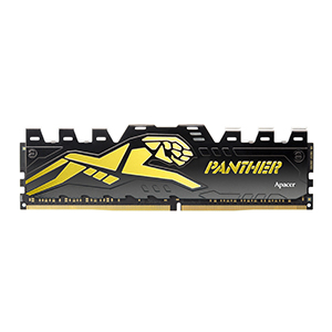 [EK.08G2Z.GJC] Apacer Panther Black-Gold 8 GB DDR4 3000 Mhz Gaming PC Ram