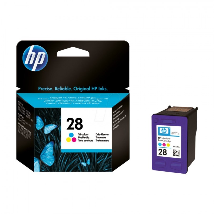 HP C8728A 28 Original Ink Cartridge, Color