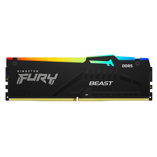 [KF556C40BBA-16] Kingston Fury Beast RGB 16 GB 5600 MHz DDR5 CL40 Gaming PC Ram