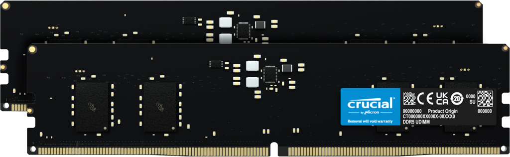[CT2K8G48C40U5] Crucial 16 GB (2x8) 4800 MHz DDR5 CL40 CT2K8G48C40U5 PC Ram