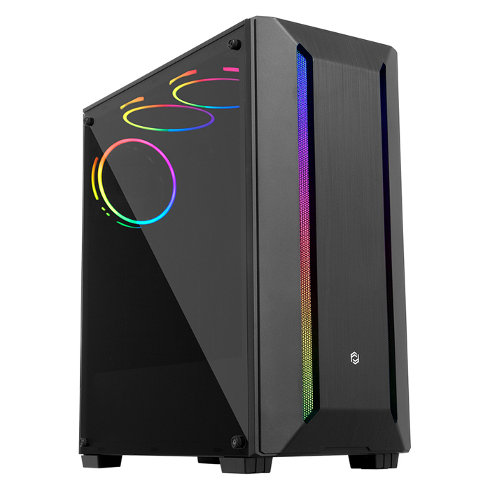 [FC-9410G] Frisby Wolf FC-9410G RGB Fan 500W ATX Mid Tower Siyah Oyuncu Kasası