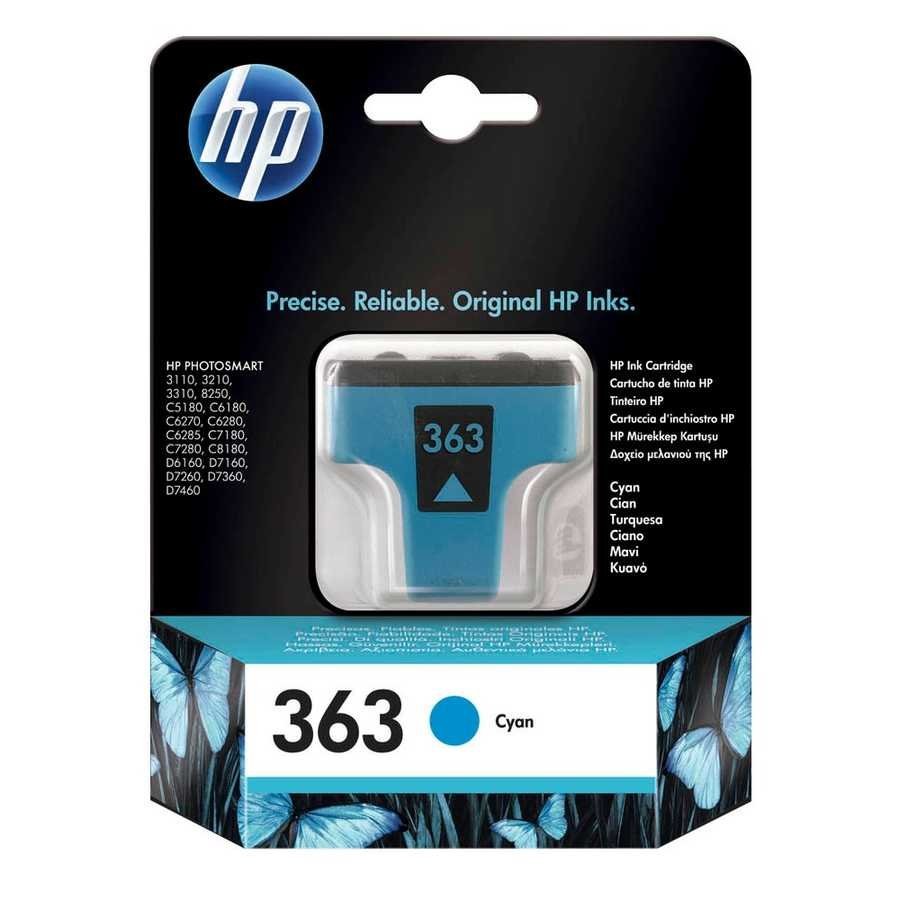 [C8771E] HP C8771E 363 Orijinal Mürekkep Kartuşu, Mavi