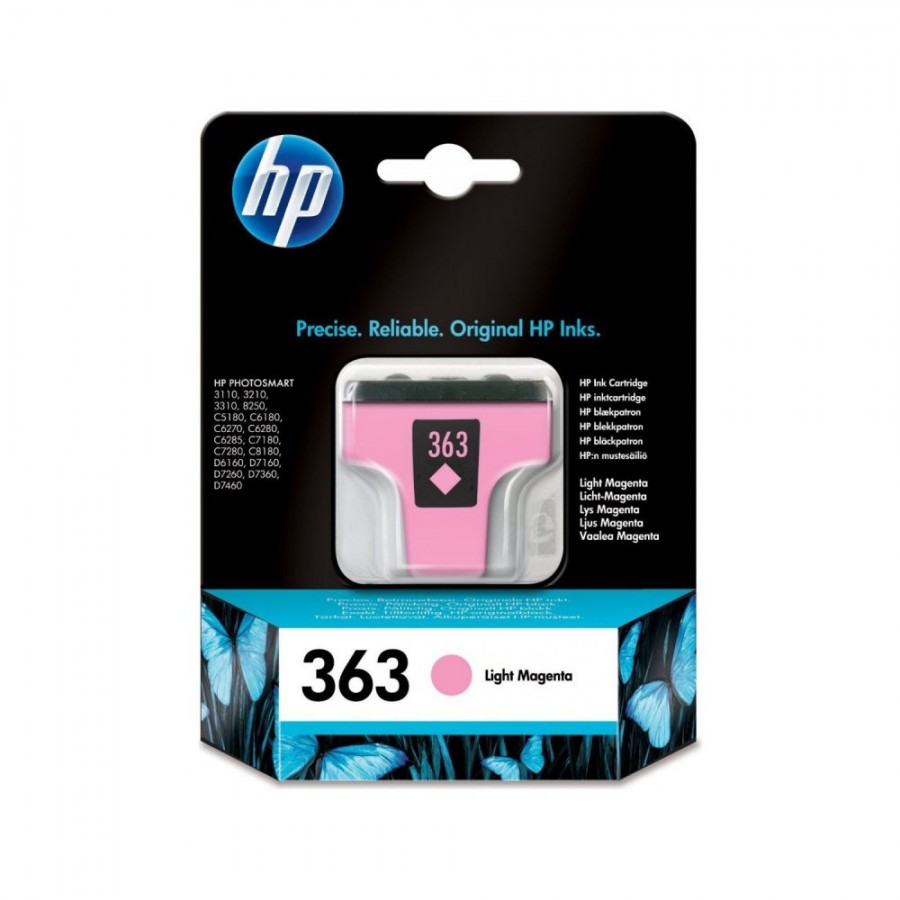 HP C8775EE 363 Original Ink Cartridge, Red