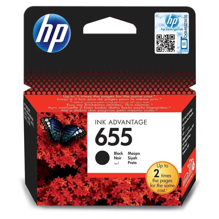 HP CZ109AE 655 Original Ink Cartridge, Black