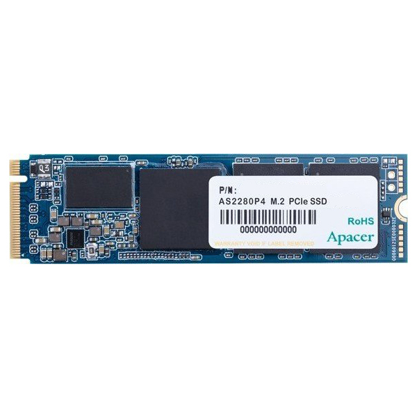 [AP512GAS2280P4X-1] Apacer AS2280P4 512GB NVMe PCIe Gen3x4 M.2 SSD Disk