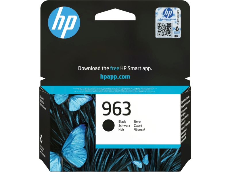 [3JA26A] HP 3JA26A 963 Original Ink Cartridge, Black