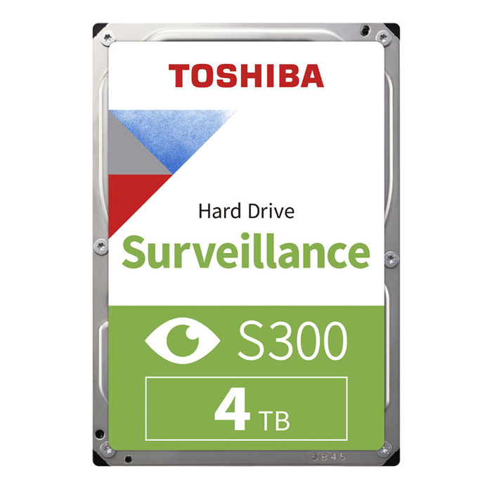 Toshiba S300 HDWT840UZSVA Surveillance 4TB 256MB 5400Rpm 3.5" Sata 3 24/7 Security Disk