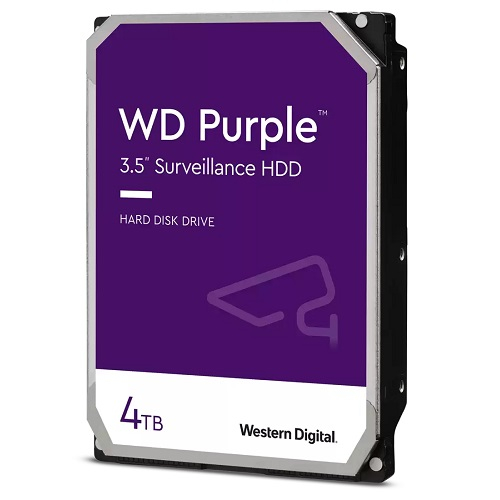 Western Digital Purple Sata 3.0 5400 RPM 3.5" 4 TB Harddisk 7/24 Güvenlik Hardisk